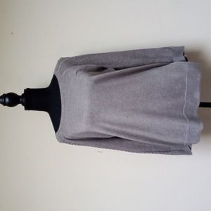 Sonoma Grey Knit Boat Neck Long Sleeve Sweater Women's Medium